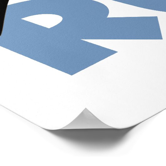 RUN Blue Poster (Hoek)