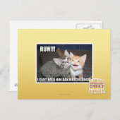 RUN!! BRIEFKAART (Voorkant / Achterkant)