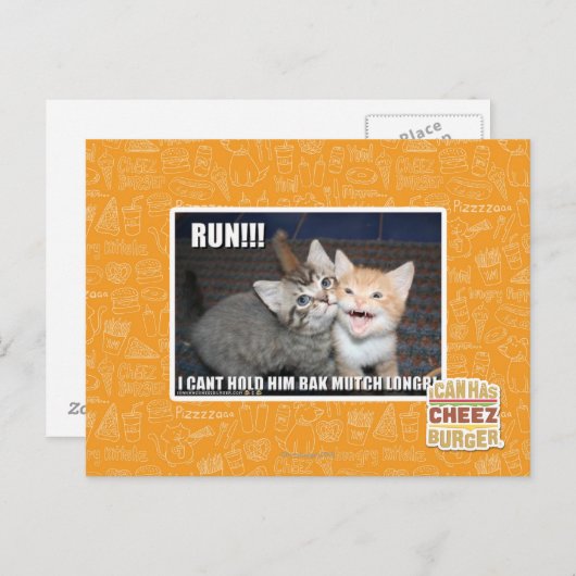 RUN!! BRIEFKAART (Voorkant / Achterkant)