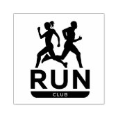 Run Club Rubber Stamp Rubberstempel (Afrduk)