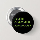 run dos run ronde button 5,7 cm (Voorkant /achterkant)