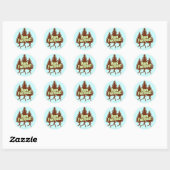 Run Forest Ronde Sticker (Vel)
