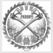 Run Forest Sticker (Vel)