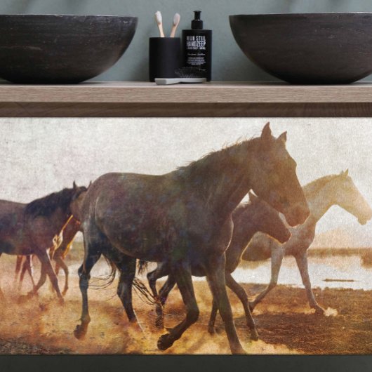 Run Gratis Wilde Paarden Decoupage Tissuepapier
