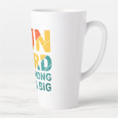 Run hard, be strong, think big latte mug (Droite)