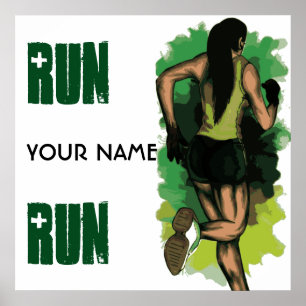 Run Lola Run - Aanpasbare hardloop inspiratie Poster