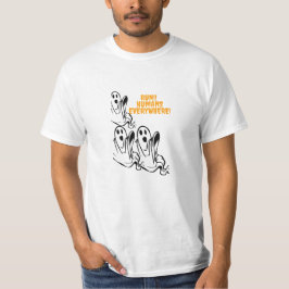 Run mensen overal T-shirt ontwerp