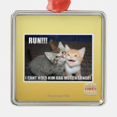 RUN!! METALEN ORNAMENT (Voorkant)