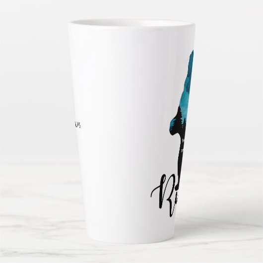 Run Motivation vindt je grappig Beer Latte Mok (Voorkant)