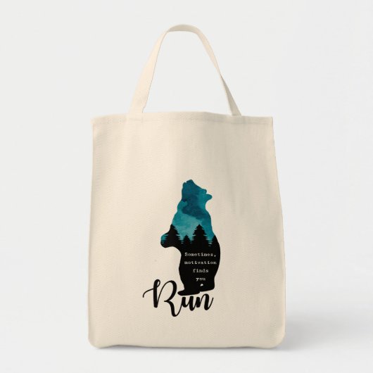 Run Motivation vindt je grappig Beer Tote Bag (Voorkant)