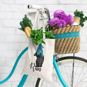 Run Motivation vindt je grappig Beer Tote Bag