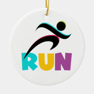 RUN Multi Keramisch Ornament