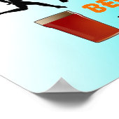 Run Now Beer Plus Tard - Drôle Poster (Coin)