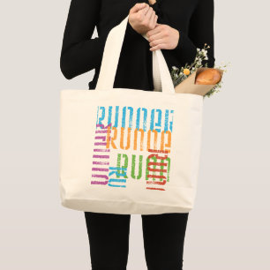 Run Off Variety Runner themed Tote Bag