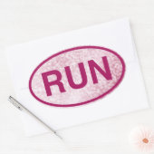 RUN OVALE STICKER (Envelop)