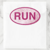 RUN OVALE STICKER (Tas)