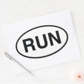 RUN OVALE STICKER (Envelop)