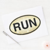 RUN OVALE STICKER (Envelop)