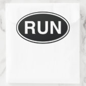 RUN OVALE STICKER (Tas)