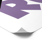 RUN Paars Poster (Hoek)