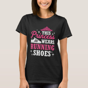 Run Princess Shirt voor meisjes Vrouwen Marathon R