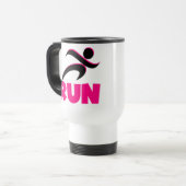 RUN Roze Reisbeker (Voorkant links)
