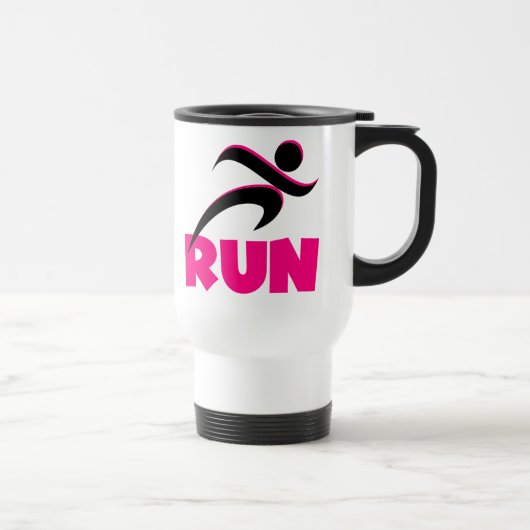 RUN Roze Reisbeker (Rechts)