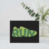 Run Shoe Briefkaart (Staand voorkant)