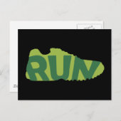Run Shoe Briefkaart (Voorkant / Achterkant)