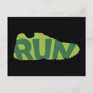 Run Shoe Briefkaart