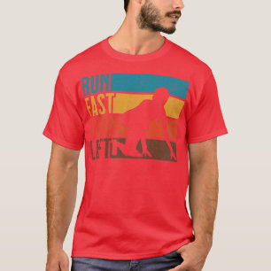Run Snel Draai Links Sprint Dash Runners 100m 200m T-shirt