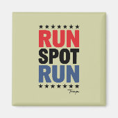 Run Spot Run Trump 2024 Magneet (Voorkant)