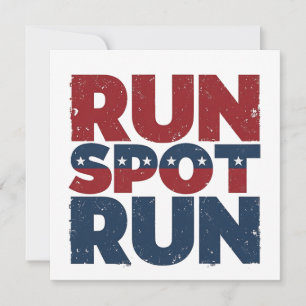 Run Spot Run Trump 2024 Trump Vance verkiezing Kaart