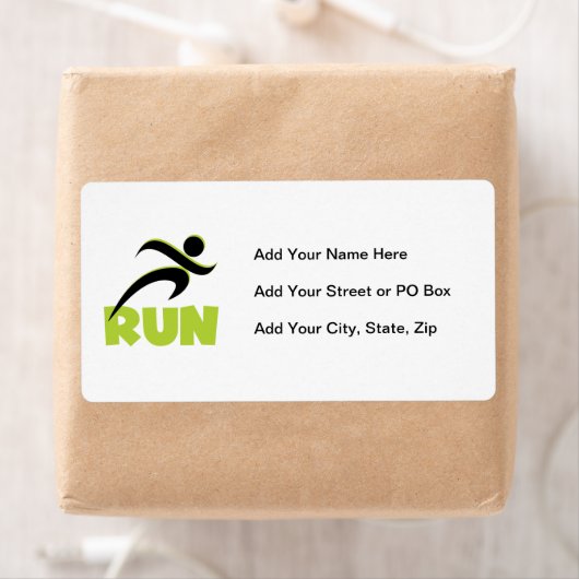 RUN Spring Green Etiket (Insitu)