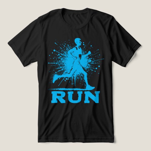 RUN Tri-Blend SHIRT (Design voorkant)