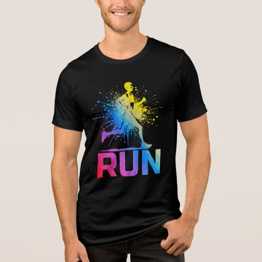 RUN Tri-Blend SHIRT (Voorkant)
