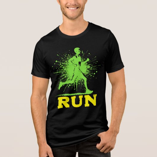 RUN Tri-Blend SHIRT (Voorkant)