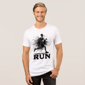 RUN Tri-Blend SHIRT (Voorkant volledig)