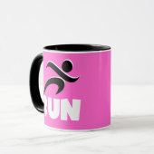 RUN White Mok (Voorkant links)