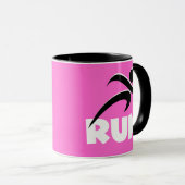 RUN White Mok (Voorkant rechts)