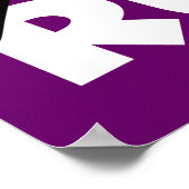 RUN White Poster (Hoek)