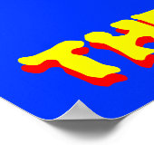 Run With the BIG CHIENS Poster d'haltérophilie (Coin)