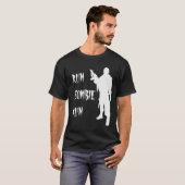 Run Zombie Run -T-shirt T-shirt (Voorkant volledig)