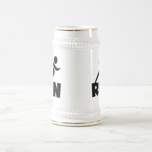 RUN zwart Bierpul (Center)