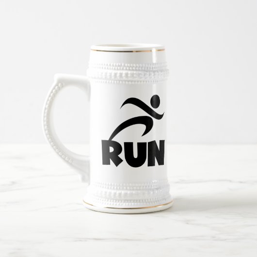 RUN zwart Bierpul (Links)