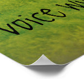 RUN - Zwijg de Stem Inspirerend CC POSTER (Hoek)