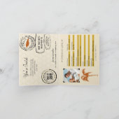 Runaway Bay Jamaïque Passport Faire-part de mariag (Intérieur)