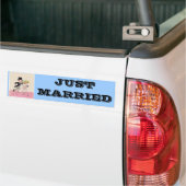 Runaway Bride & Groom Bumpersticker (Op Truck)