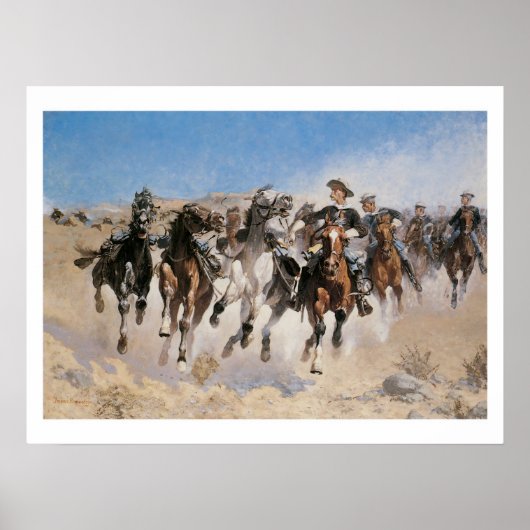 Runaway Horses Art Print Poster (Voorkant)