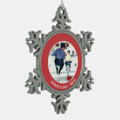 Runaway Tin Sneeuwvlok Ornament (Links)